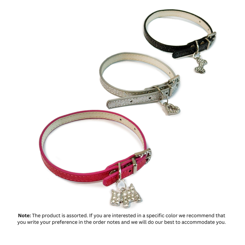 Bobby Charm Dog Collar 1 x 30 cm, Assorted Colors