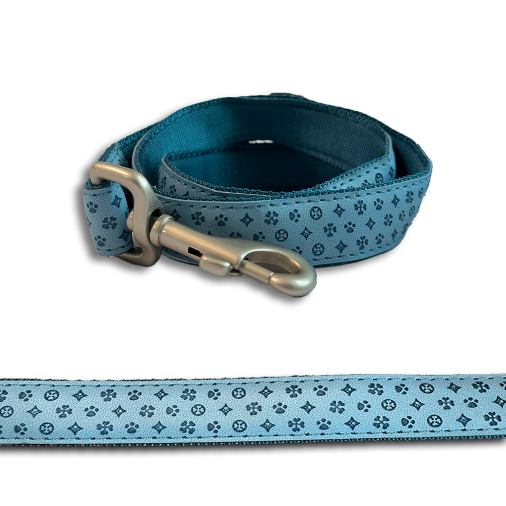BOBBY Mylord Leatherette Dog Leash 120 x 2.5 cm, Largeight Blue