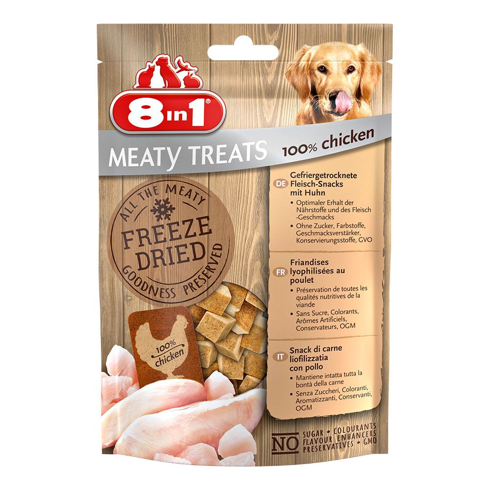8in1 Meaty Treats Freeze Dried Duck 50 g