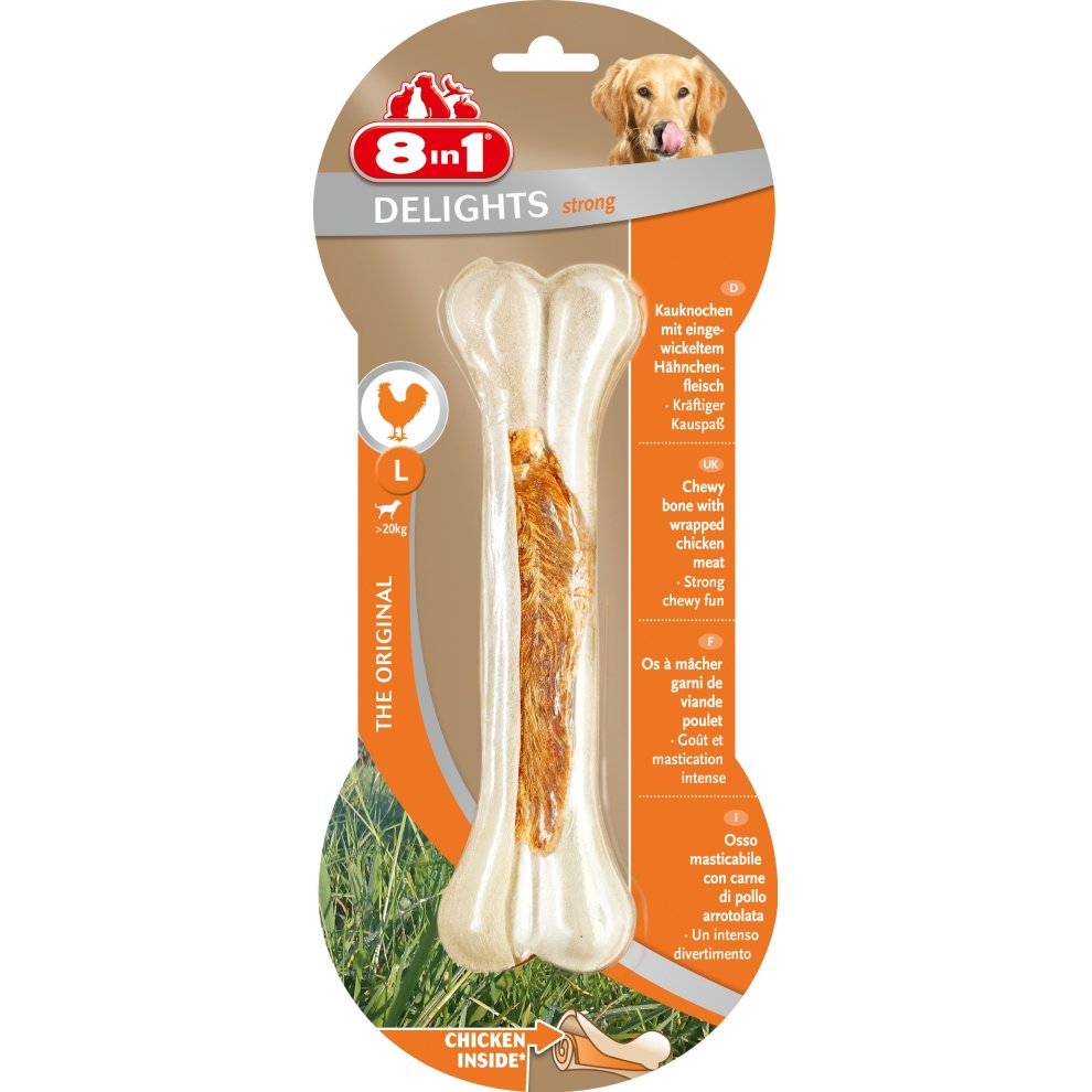 8in1 8in1 Delights Chicken Bones Strong L, 130 g