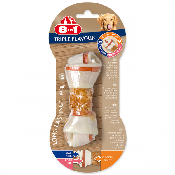 8in1 Triple Flavour Bone S, 35 g