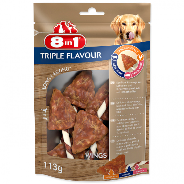 8in1 8in1 Triple Flavour Wings 6pcs, 113 g