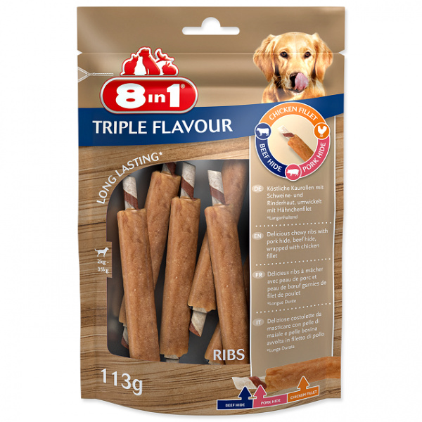 8in1 Triple Flavour Ribs 6pcs, 113 g