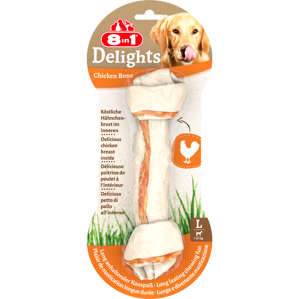 8in1 8in1 Delights Chicken Bones L, 85 g