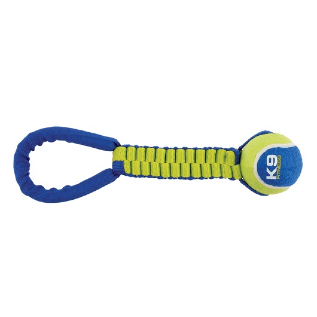 ZEUS K9 Fitness by Zeus Tennis Ball Nylon Twist Tug 30.5 cm