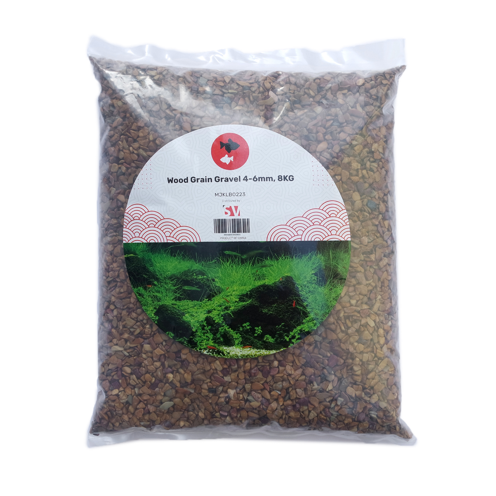 SV Aquarium Deco Wood Grain Gravel, 4-6 mm, 8 kg
