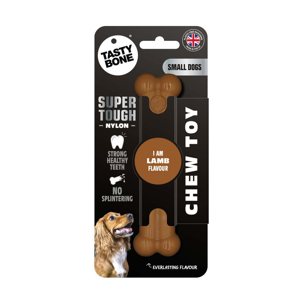 TastyBone TastyBone Nylon Toy for Small Dogs, Lamb Flavor
