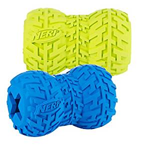Hagen Nerf Dog Tire Feeder Blue / Green Small