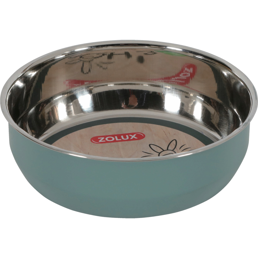 ZOLUX Ehop Inox Bowl Green, 400 ml