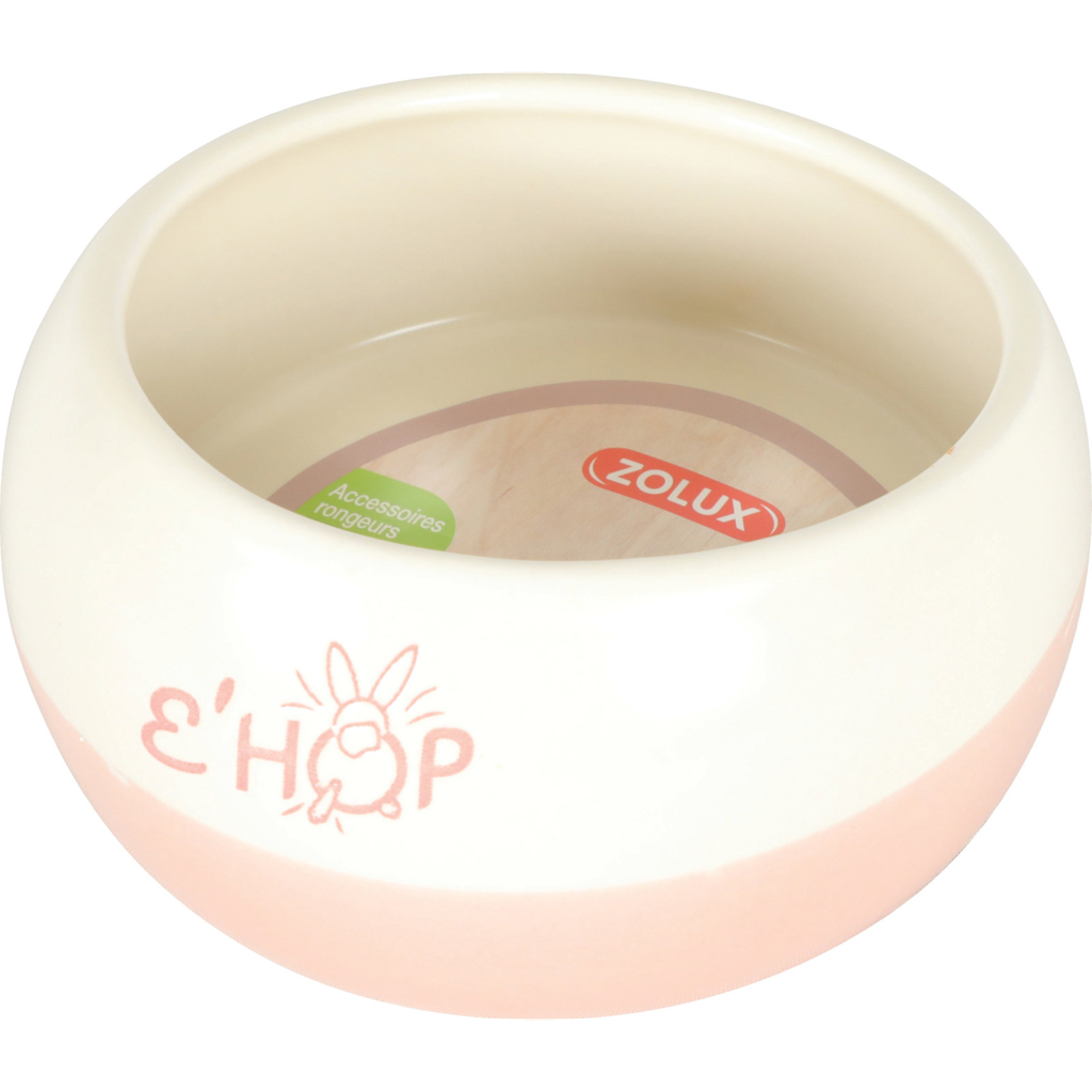 Zolux Ehop Ceramic Bowl Pink, 200 ml