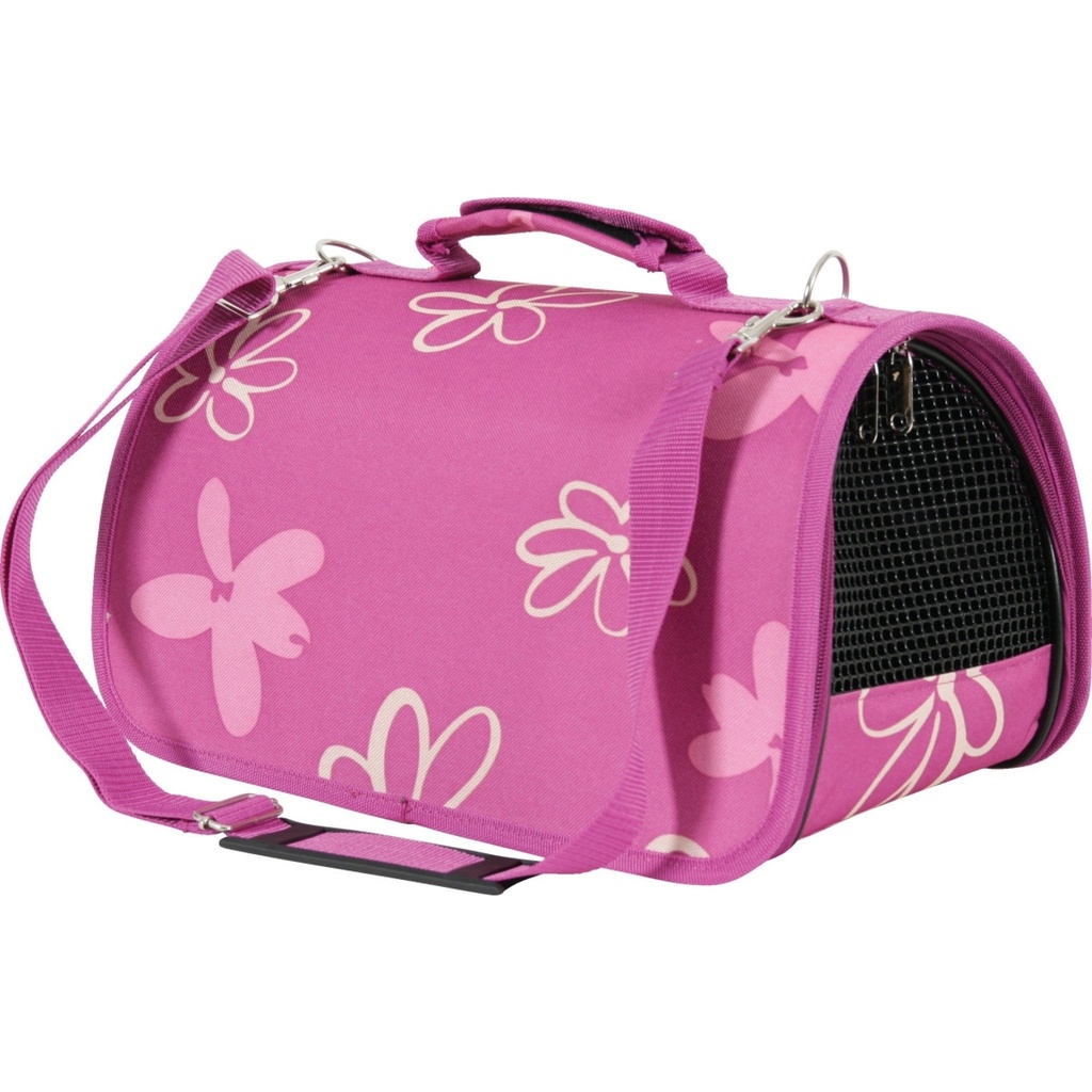 ZOLUX Pet Carrier Flower Plum, Medium