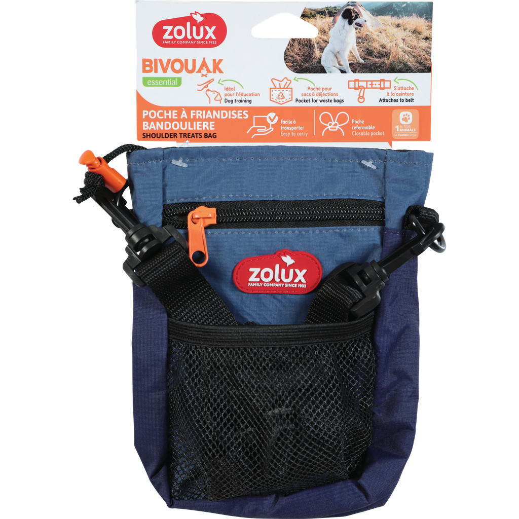 ZOLUX BVK Crossbody Treat Bag, Blue