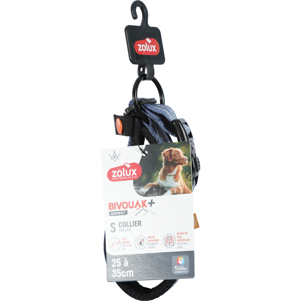 ZOLUX BVK Collar Blue, 20 mm, 25-35 cm