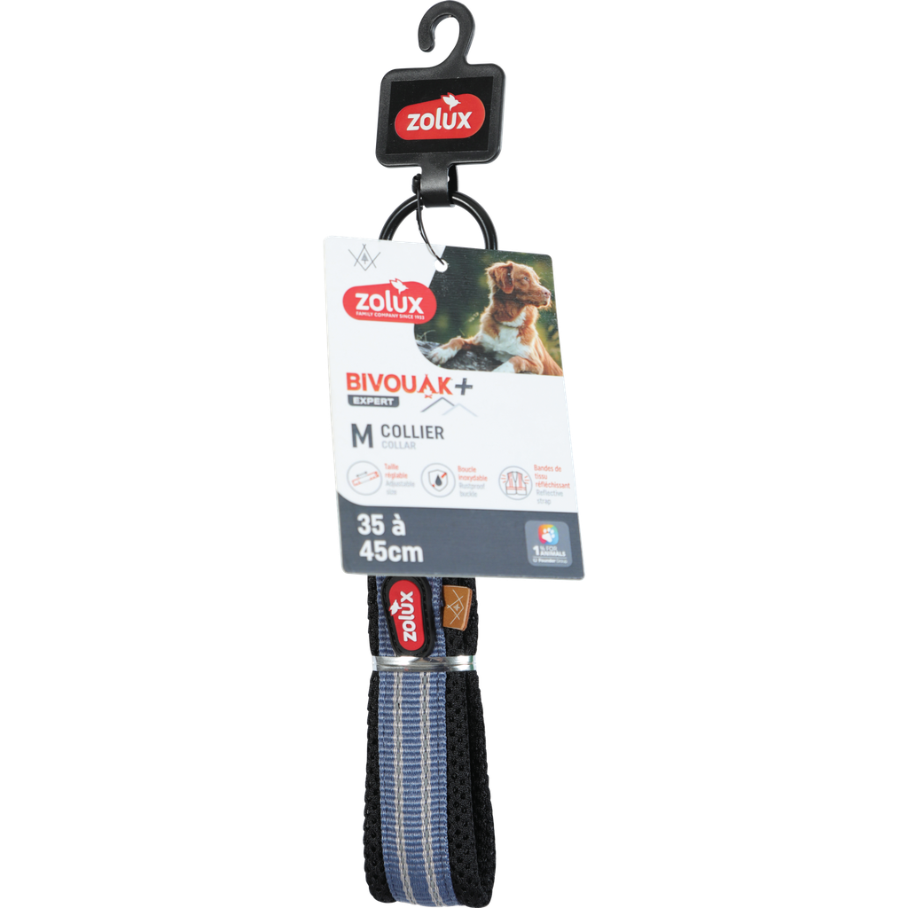 ZOLUX BVK Collar Blue, 20 mm, 35-45 cm