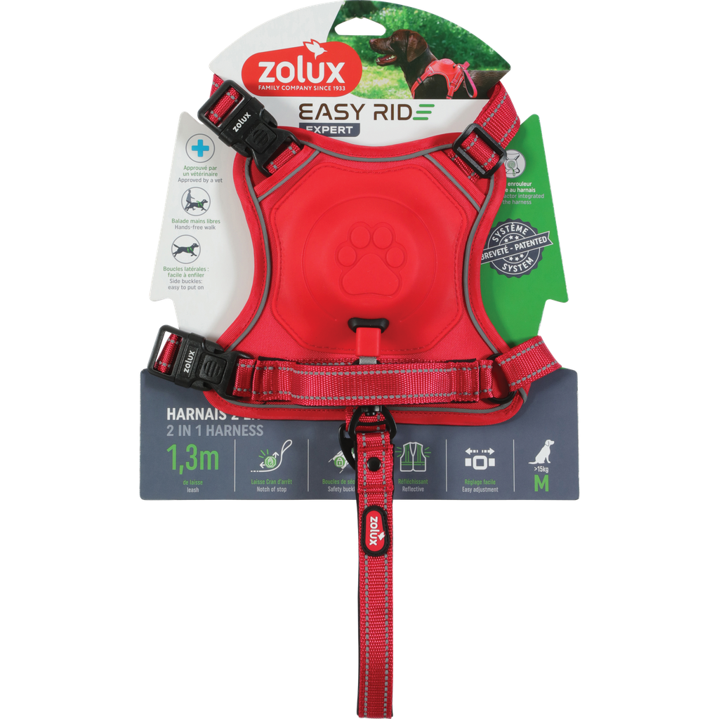 Zolux Easyride Harness Red, Medium