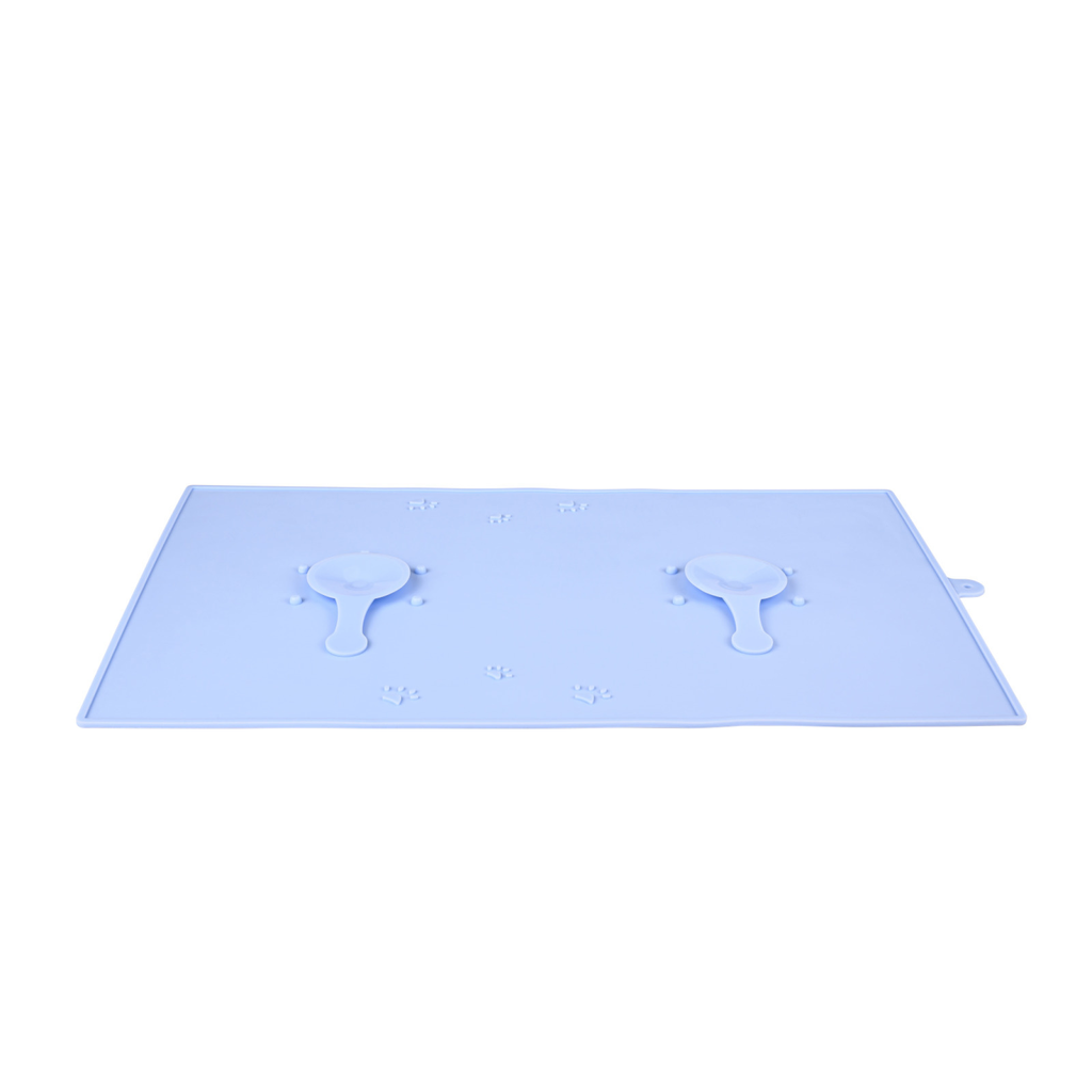 ZOLUX Silicone Bowl Mat with Suction Cup, Blue
