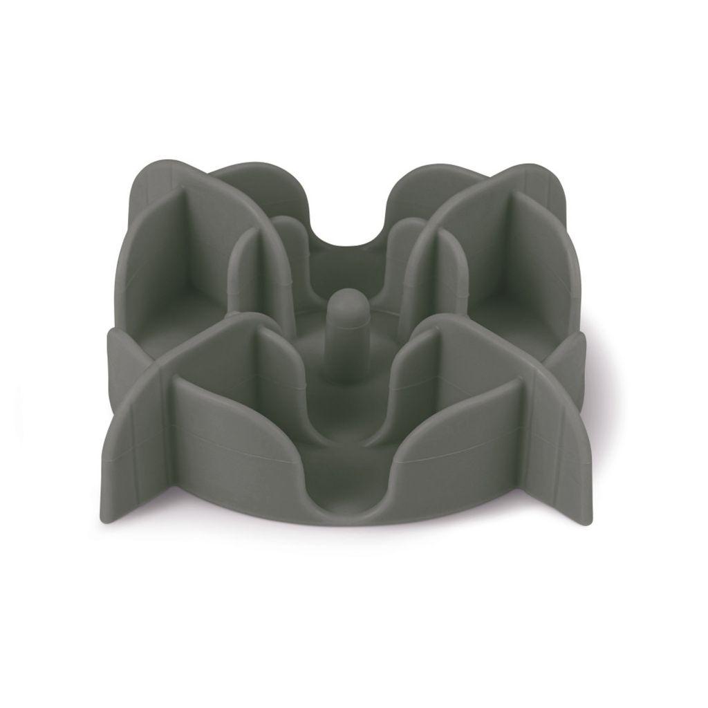 Zolux Silicone Slow-Feeding Bowl Insert Grey, Small