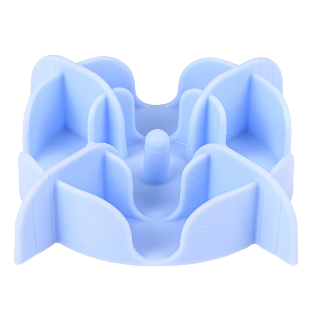 ZOLUX Silicone Slow-Feeding Bowl Insert Blue, Medium