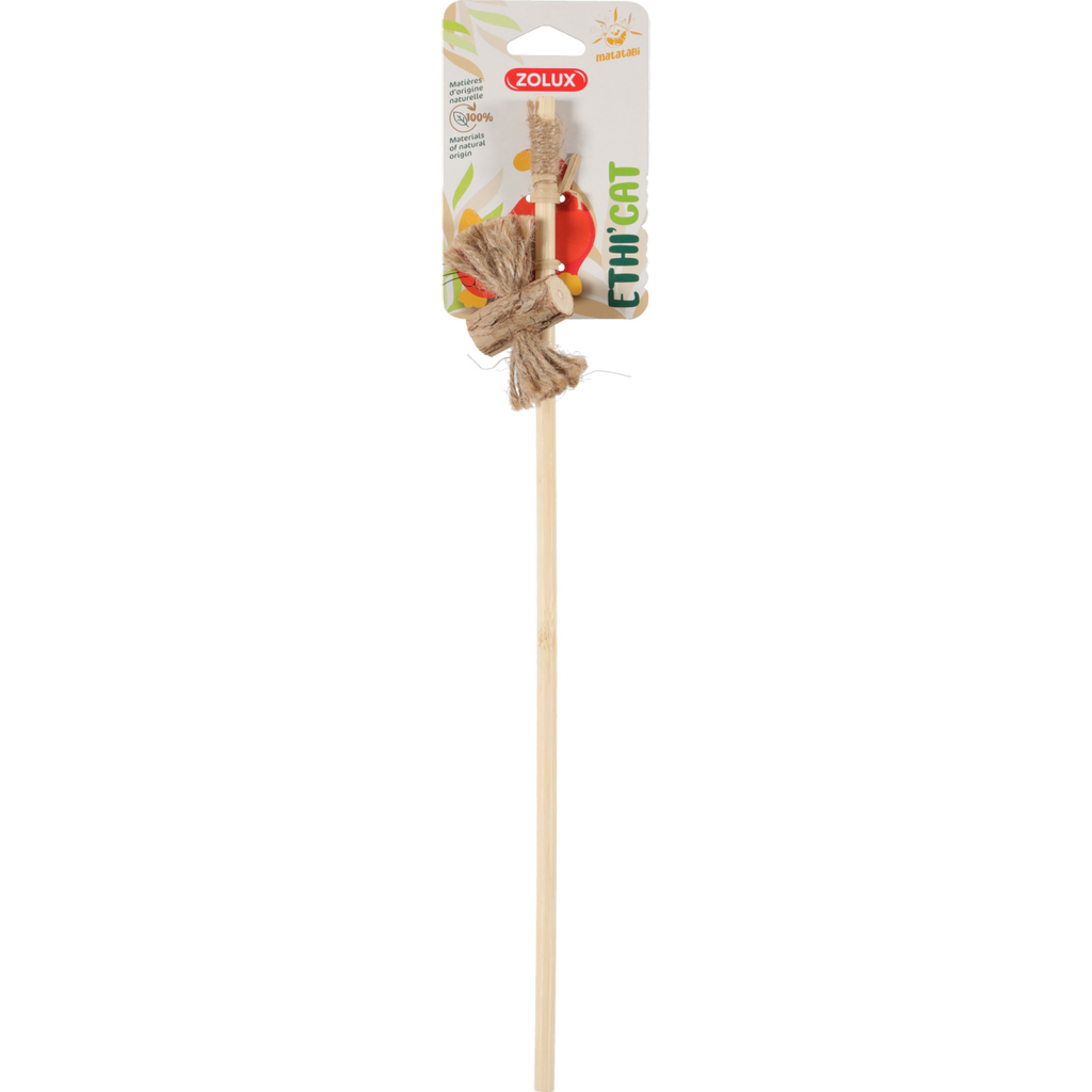 Zolux Ethicat Silver Vine Knot Wand Toy