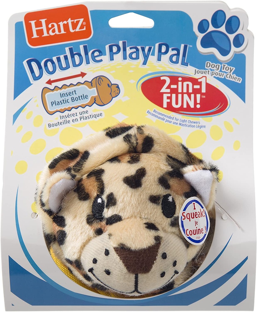 Hartz Double Play Pal Water Bottle Dog Toy 
