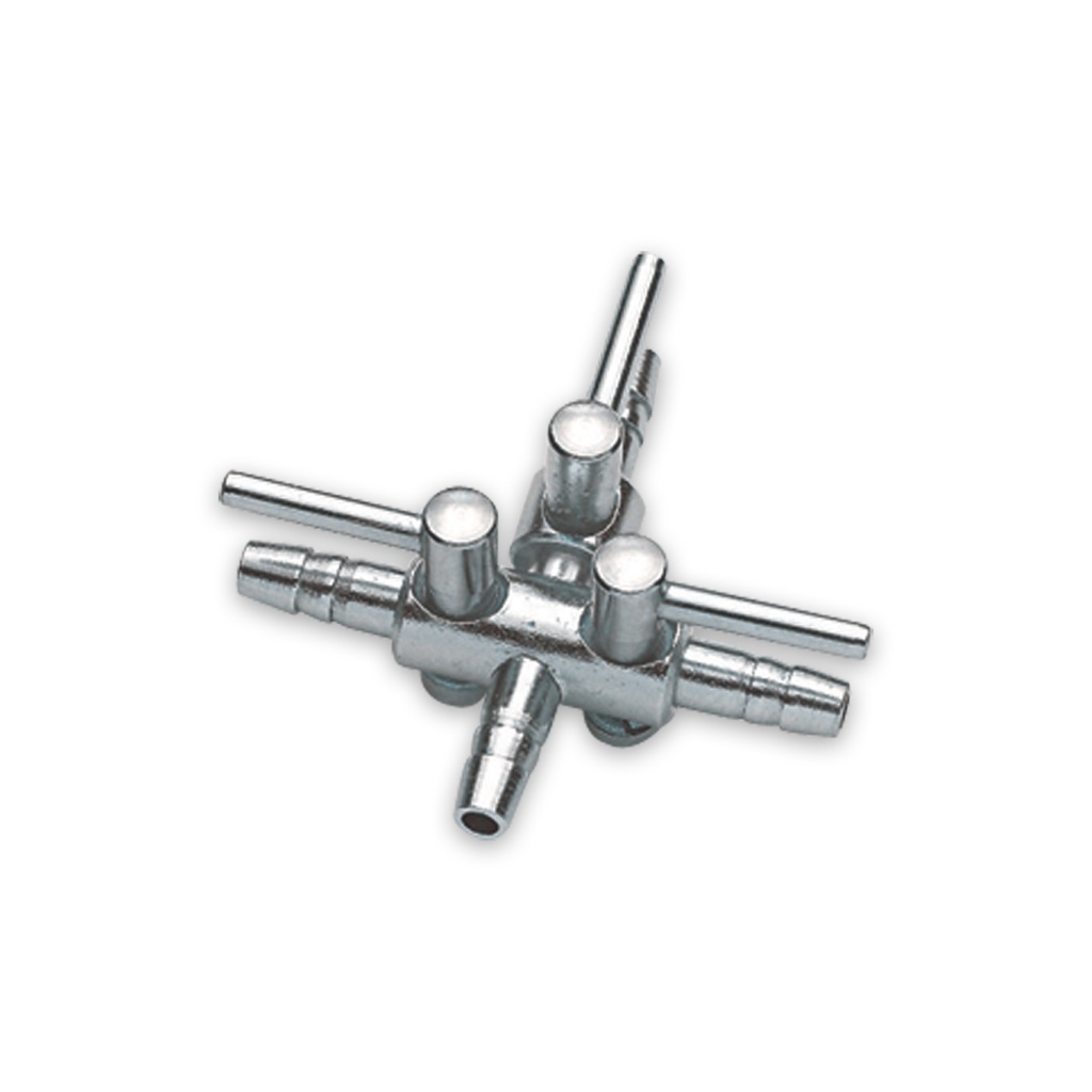 Hobby 3-Way Metallic Air Valve 4/6
