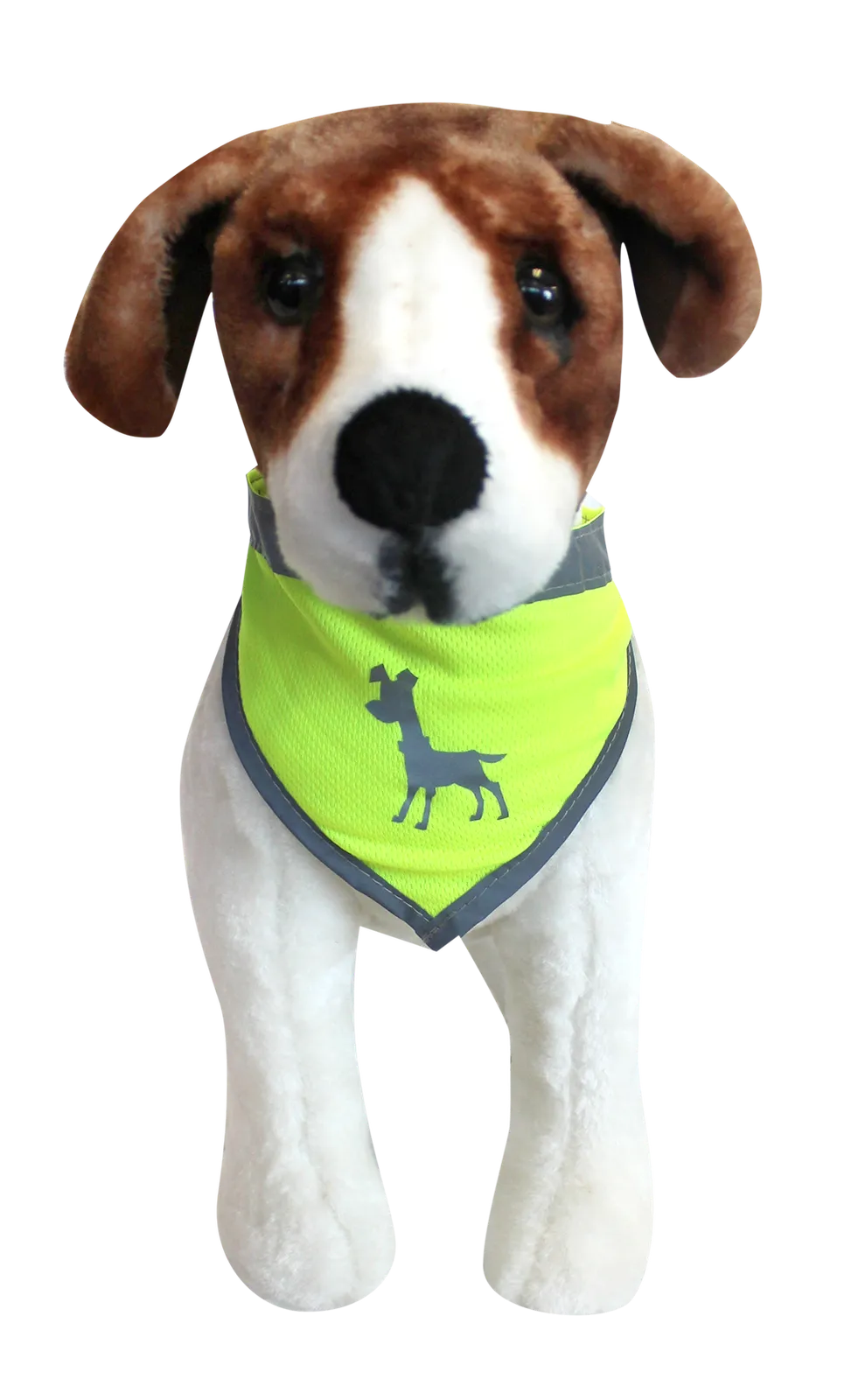 Alcott Visibility Dog Bandana Neon Yellow Small