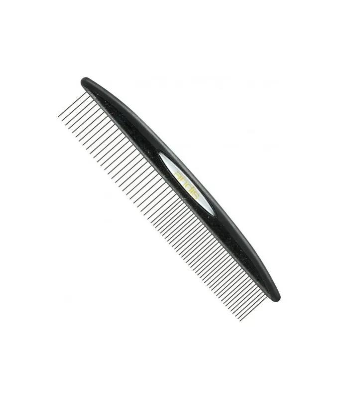 Andis Comb Professional Stainless Steel for Cats & Dogs Black 7 ½"