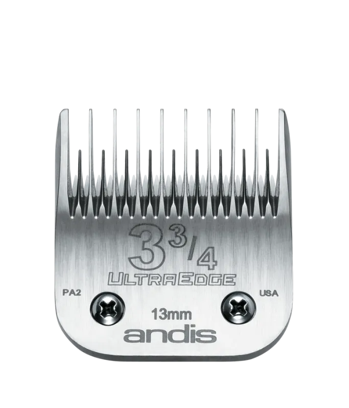 Andis Carbon-Infused Steel UltraEdge Dog Clipper Blade 3 3/4mm- 13mm