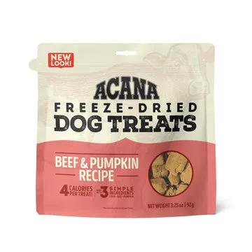 Acana Beef & Pumpkin Freeze-Dried Dog Treats - 35G