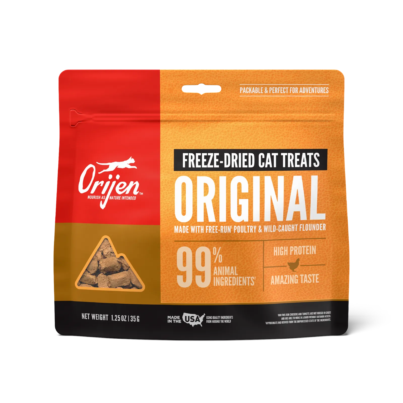 [110147-1] Orijen Original Freeze Dried Cat Treats - 35G