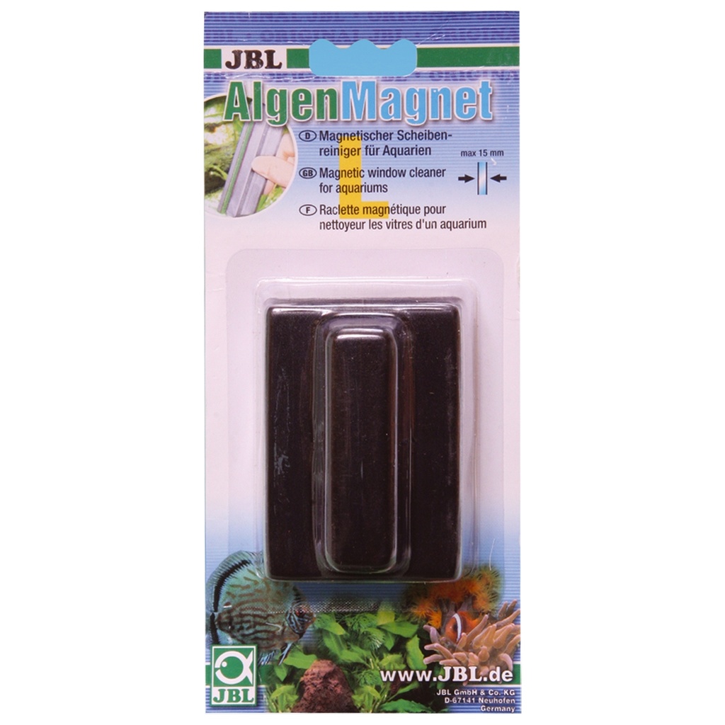 JBL Algae Magnet L Magnetic Glass Cleaner For Up To 15mm Thick Aquarium Panes