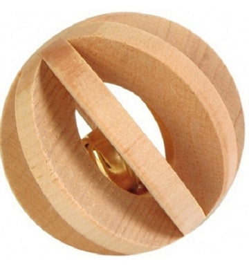 Trixie Slat Ball With Bell for Small Pets /ø6CM