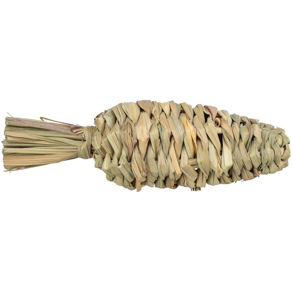 Trixie Carrot Grass Small Pet Nibbling Toy - 20X6CM