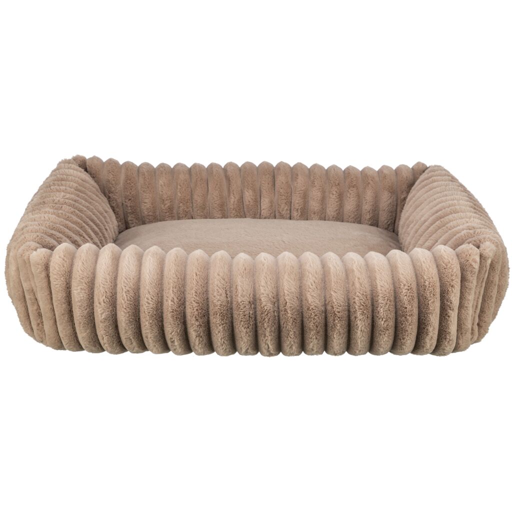 Trixie Lonni Corduroy Plush Dog Bed - LIGHT BROWN/ 65X50CM