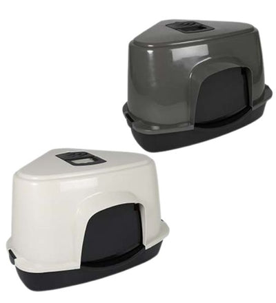 ebi Cat Toilet Prism 70 Zen Series Litter Box for Cats - WHITE/56X70X46CM