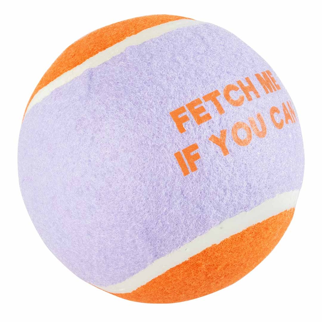 ebi Coockoo FETCH ME XL Tennisball Dog Toy - PURPLE/12.7CM