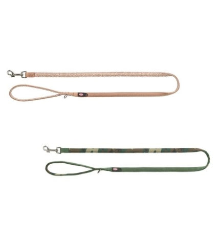 Trixie Premium Leash with Neoprene Padding for Dogs CARAMEL 100X2CM