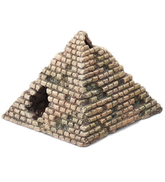 Aqua D'Ella Egyptian Maidum Pyramid Aquarium Décor - 12X12X9CM