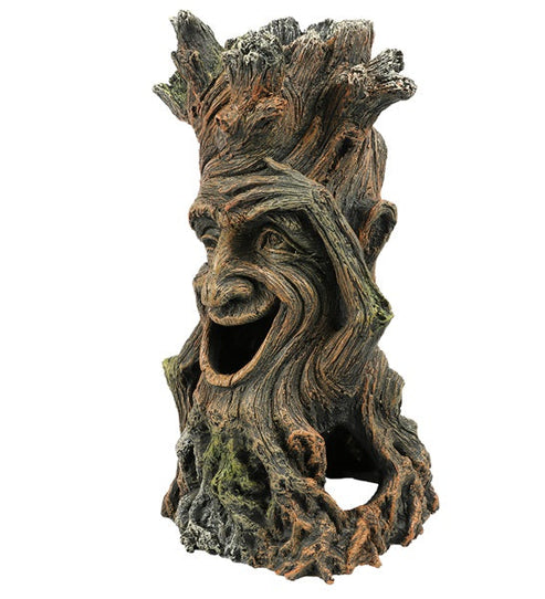 Aqua D'Ella Tree Face 2 Aquarium Décor - 13X11X23CM
