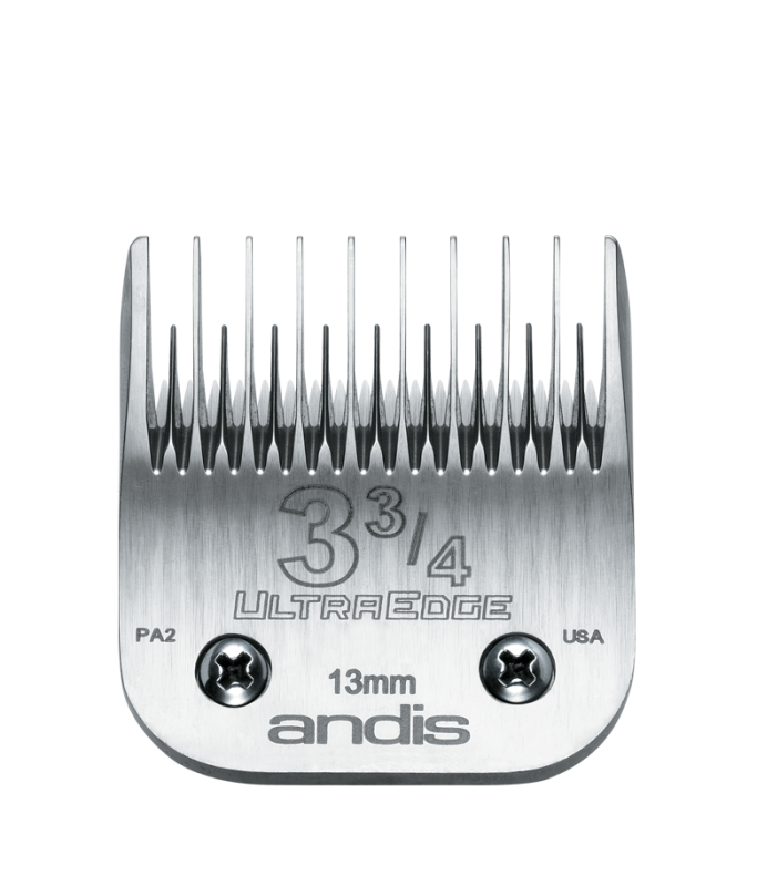 Andis UltraEdge Detachable Carbonized Steel Pet Animal Coat Clipper Blade 3 3/4mm -13mm
