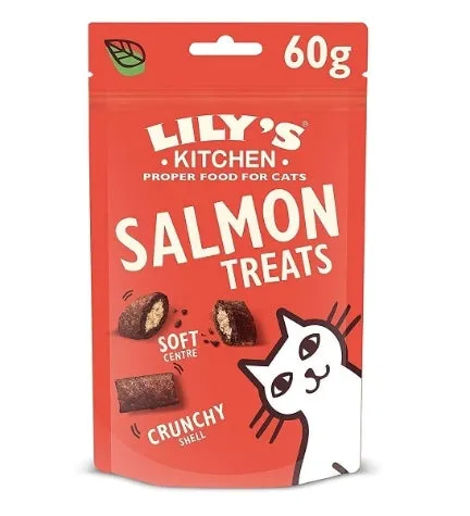 [102070-1] Lily's Kitchen Salmon Pillow Treats - 60G