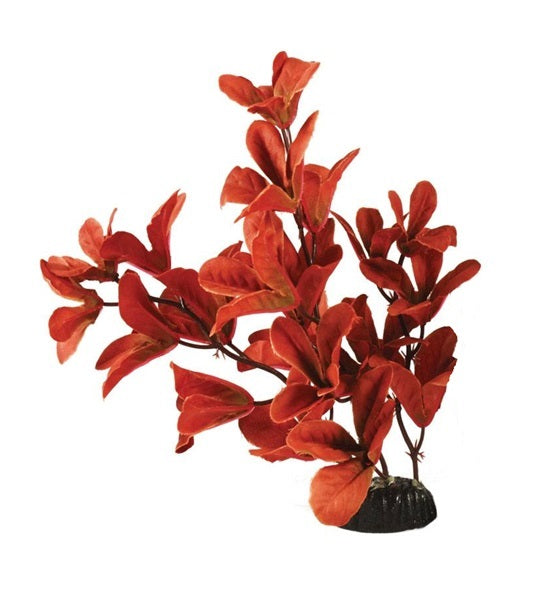 Hugo Kamishi Rosanervig Silk Aquarium Plant Décor - RED/40CM