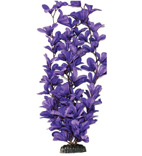 Hugo Kamishi Bleheri Silk Aquarium Plant Décor - PURPLE/30CM