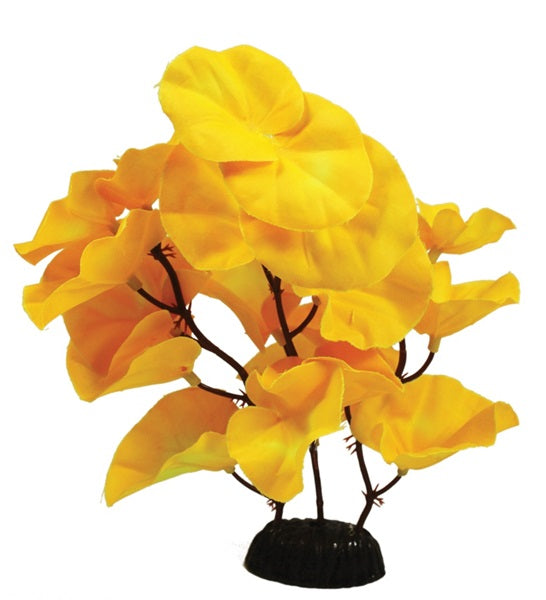 Hugo Kamishi Lily Silk Aquarium Plant Décor - YELLOW/20CM