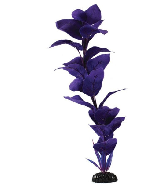 Hugo Kamishi Corymbosa Silk Aquarium Plant Décor - PURPLE/30CM
