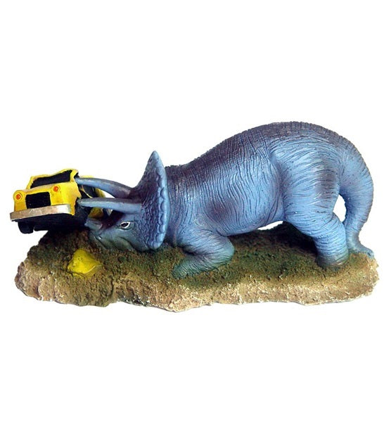 [407858-1] Hugo Kamishi Mr Triceratops Aquarium Décor - 8X3X5CM