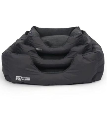 51DN Storm Soft Bed for Dogs - IMPERIAL GREY/70X50X25CM
