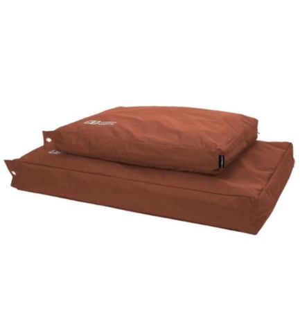51DN Storm Kit Box Pillow Dog Bed - RUST/80X60X10CM
