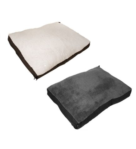 51DN Sheep Box Pillow Dog Bed - GREY-BLACK/115X80X15CM
