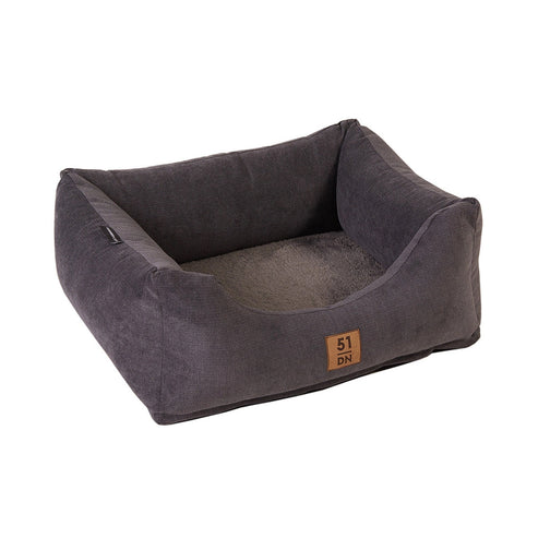 51DN Venice Soft Bed for Dogs - DARK GREY/96X80X26CM